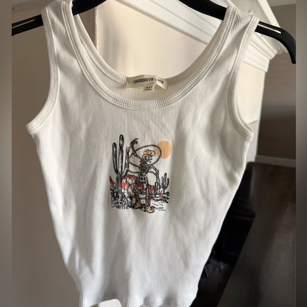Desert cowboy tank top